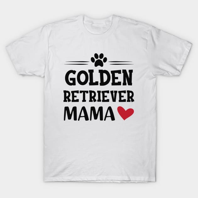 Golden Retriever Mama T-Shirt by KC Happy Shop